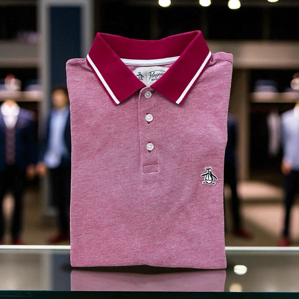 Original Penguin Maroon Polo Shirt